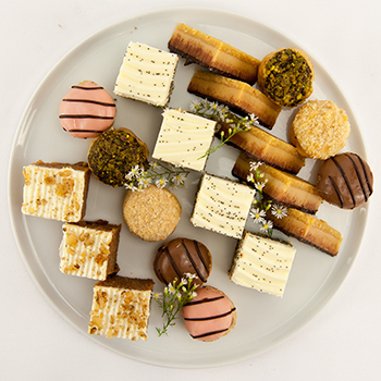 Assorted cakes \u0026 slices , Flavours Catering + Events