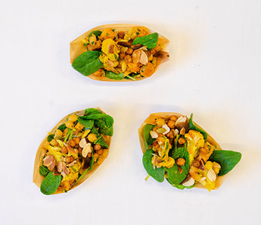 Vitamin rich, high fibre, spiced cauliflower – Boat