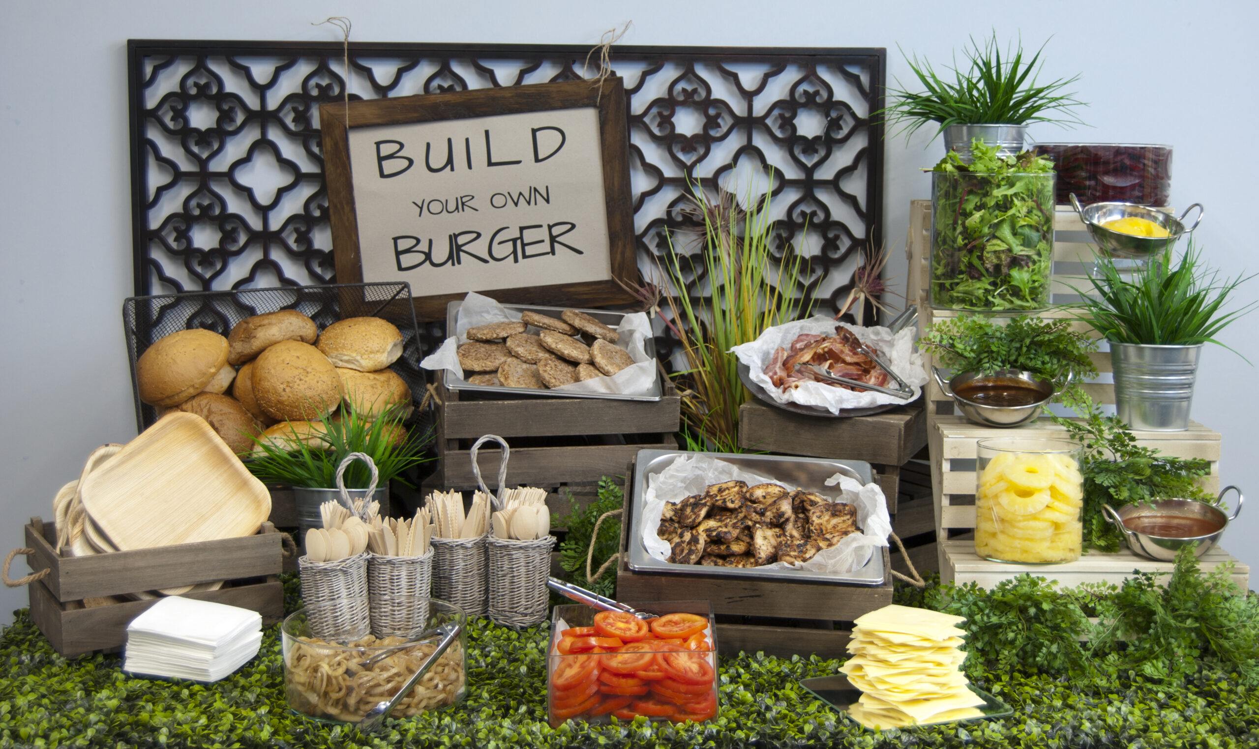 Build Your Own Burger Bar - Comfort Food