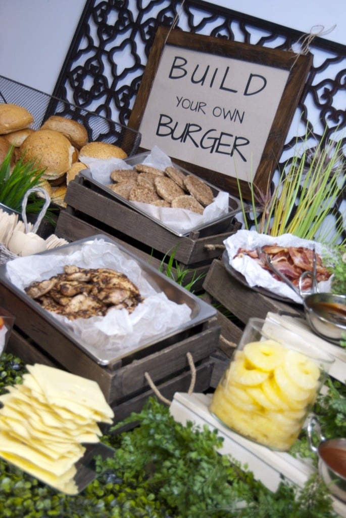 Burger Station At Wedding