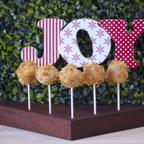 Chicken macadamia pop christmas