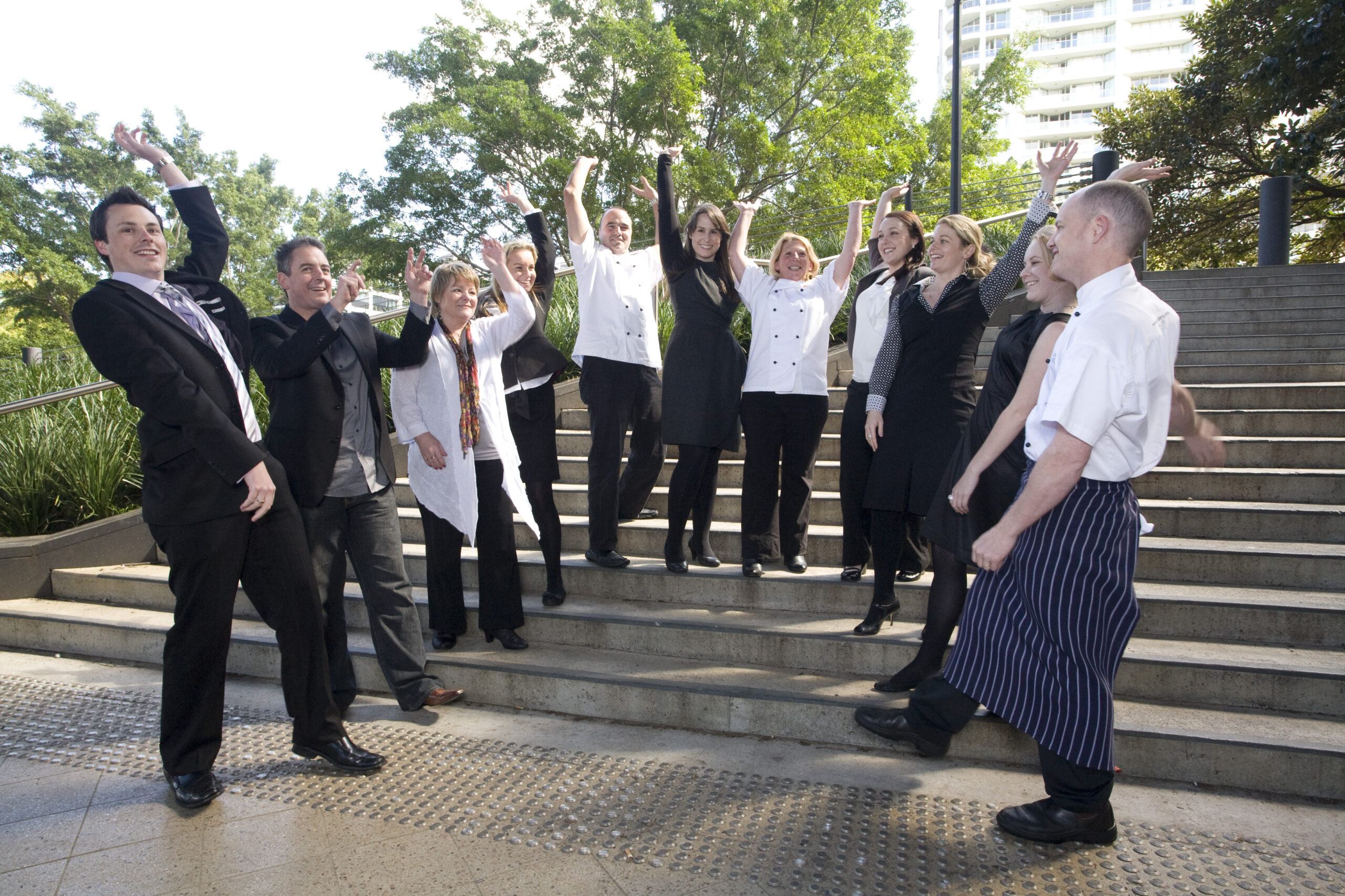 Staff jump