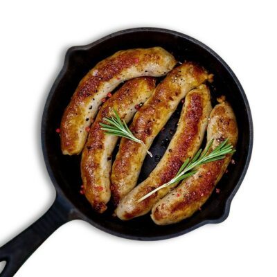 Beef sausages