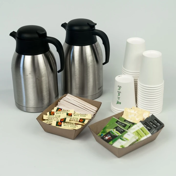 Freshly Brewed Tea + Coffee