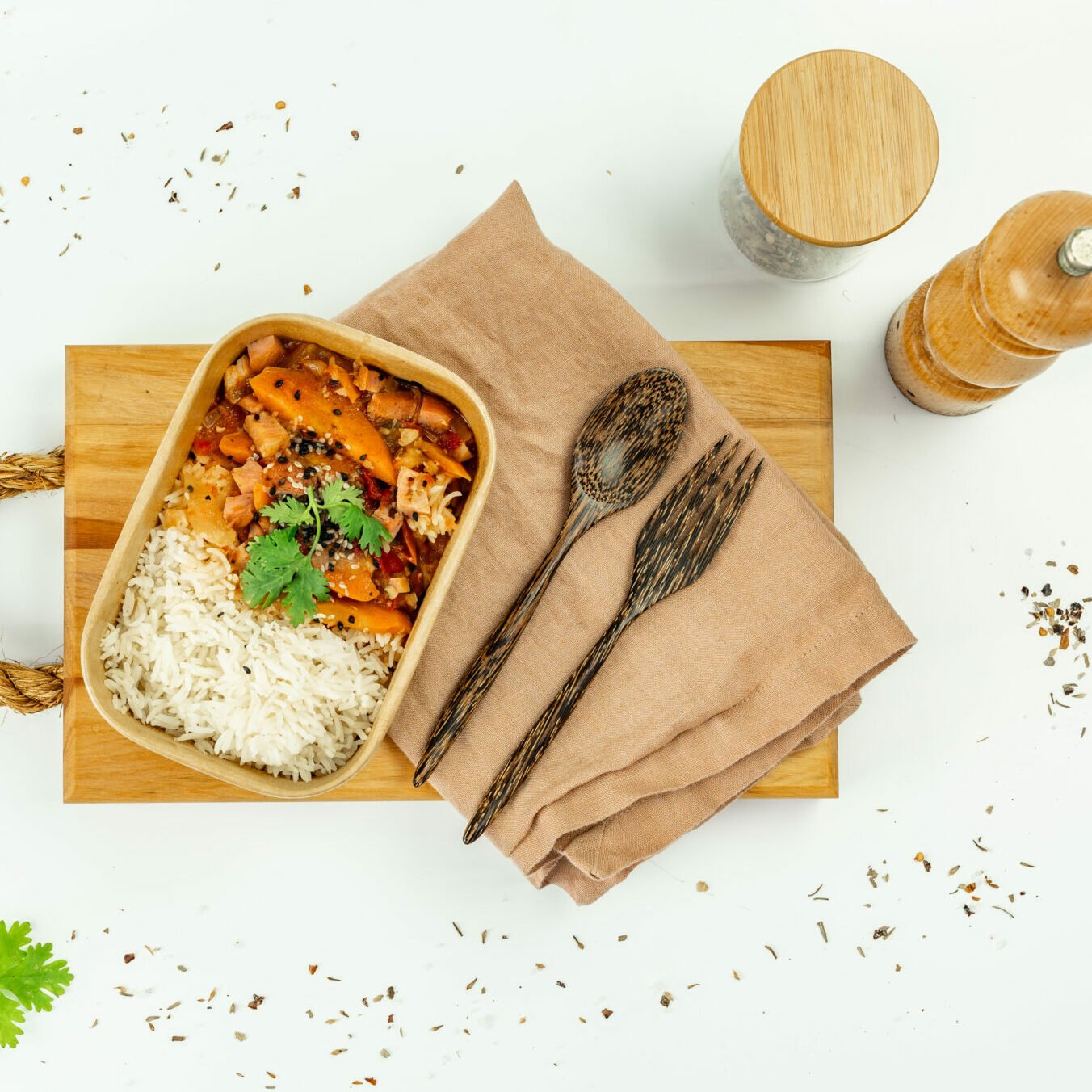 Individual gourmet meals