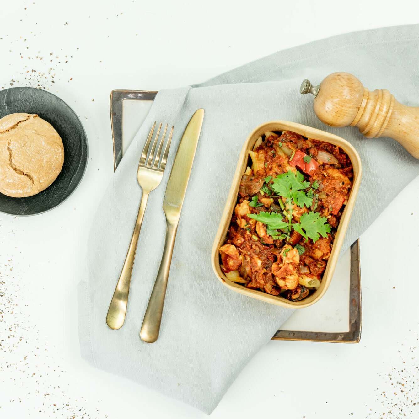 Individual gourmet meals