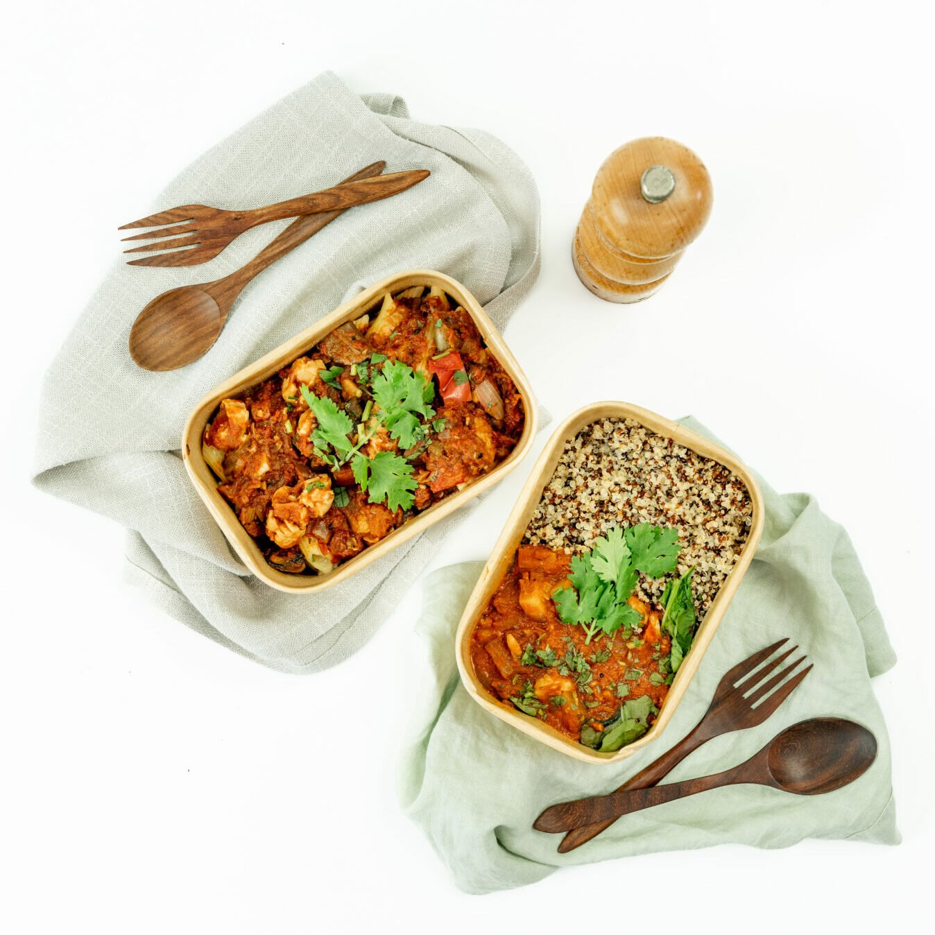 Individual gourmet meals