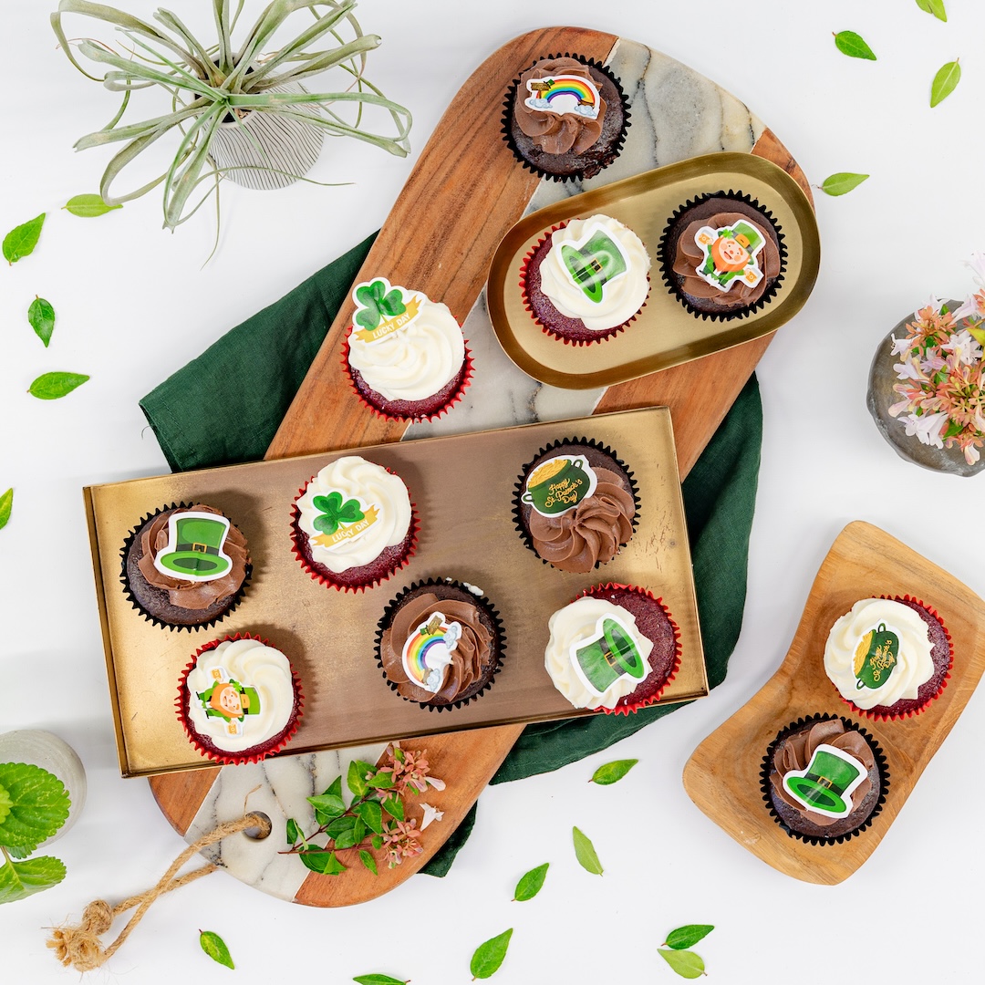 Mini Irish cupcake collection