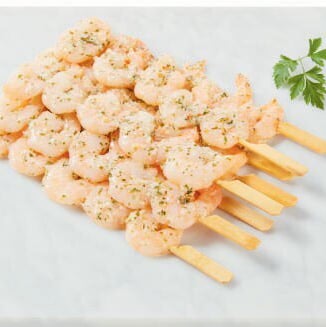 Garlic prawn skewers thumbnail