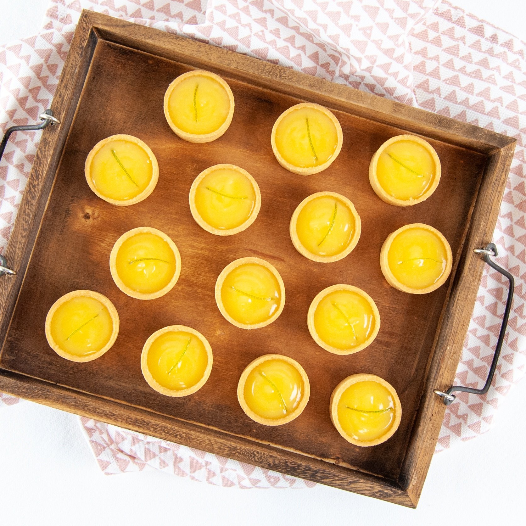 Petite lemon curd tarts