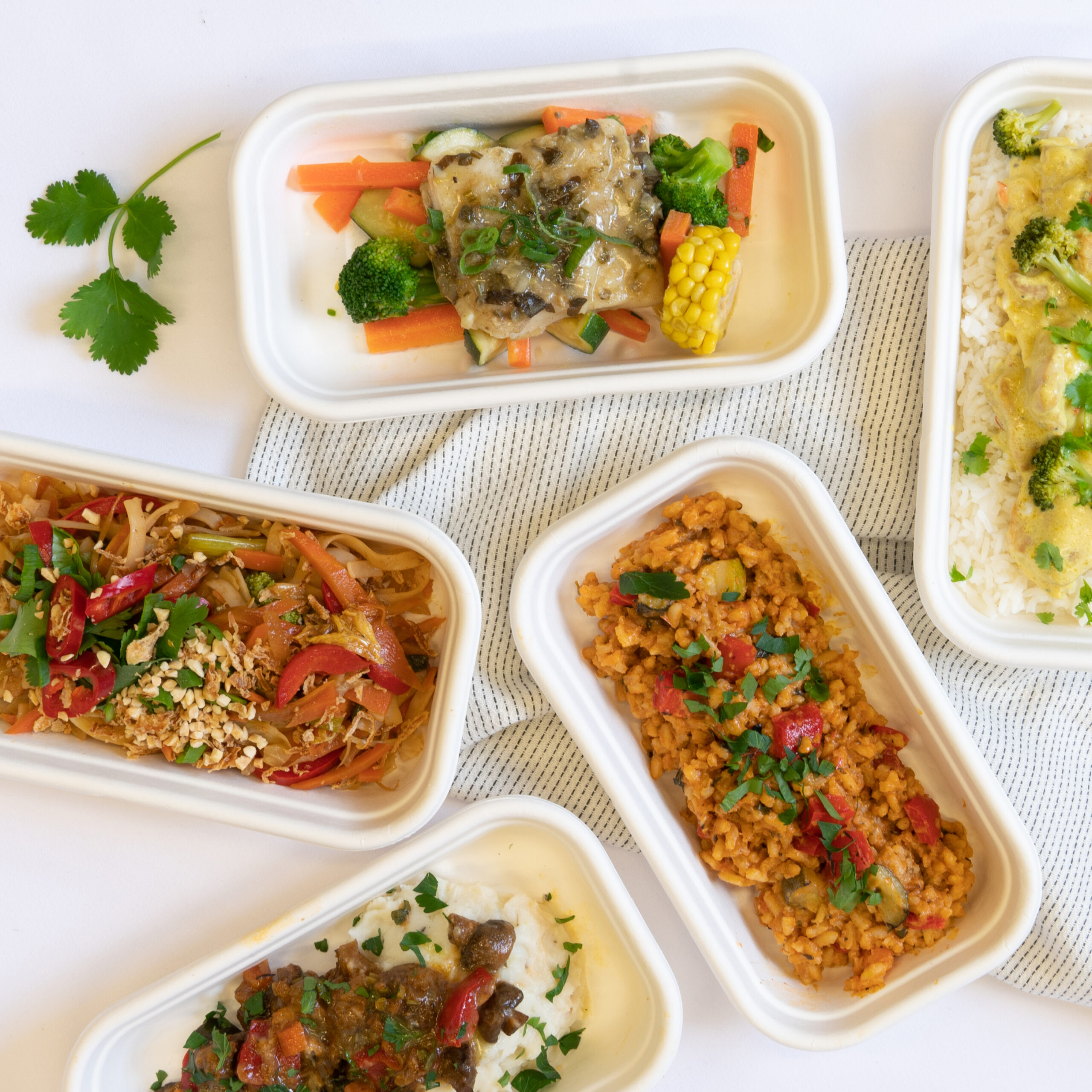 Individual gourmet meals