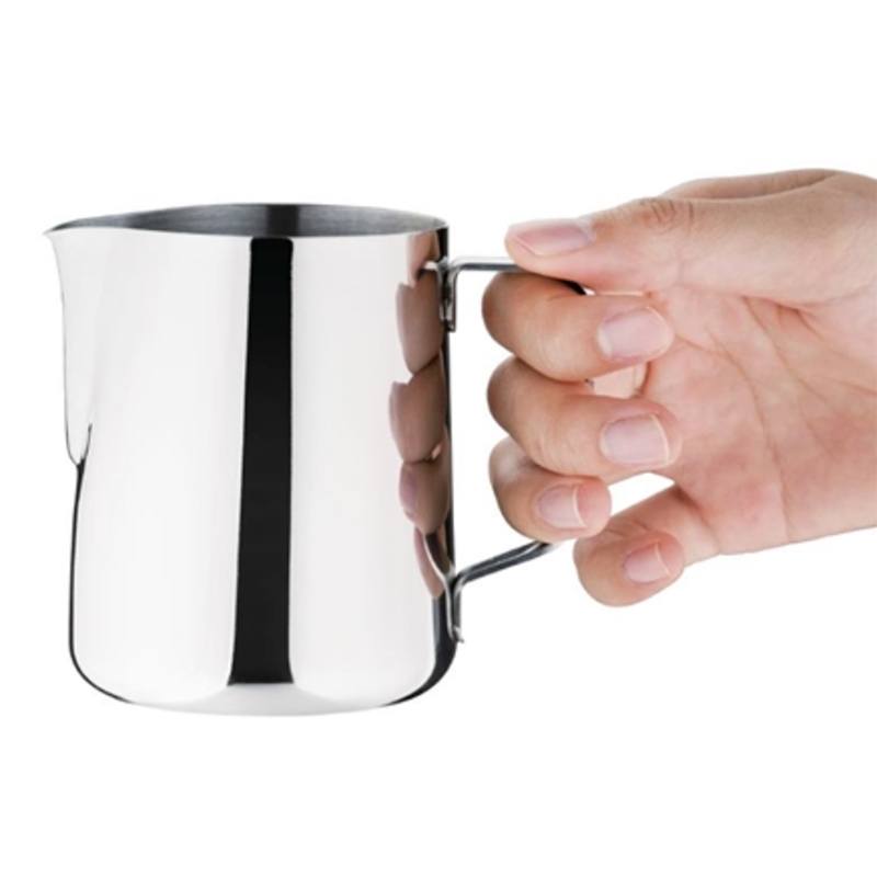 Stainless steel milk jug