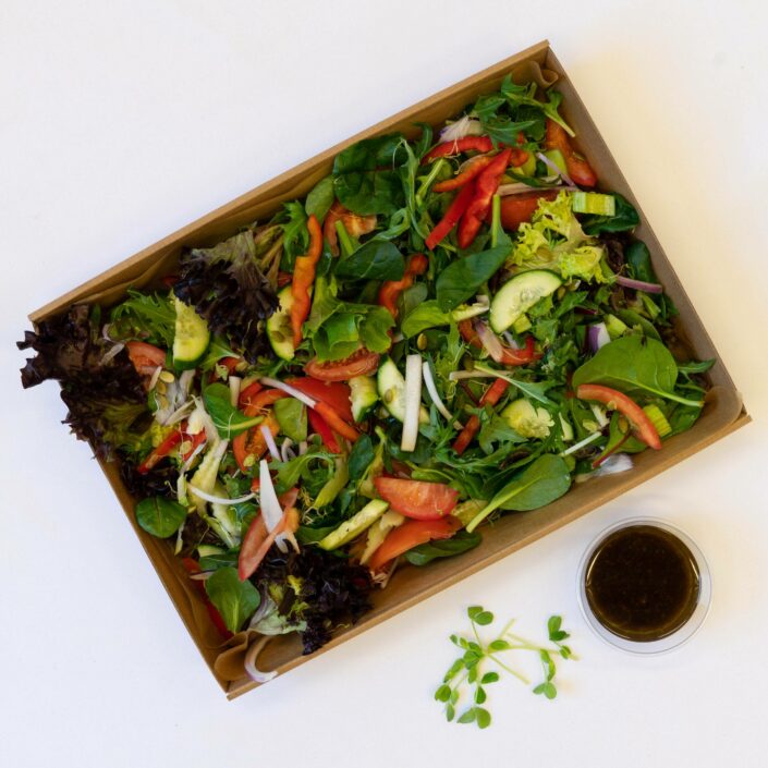 Optional: Add Raw energy garden salad (serves 15 - 18)
