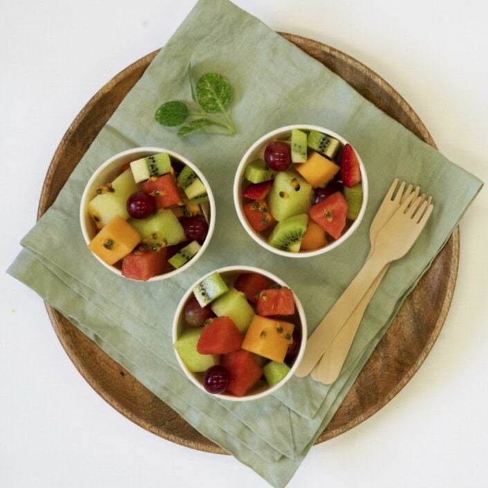 Fruit salad cups