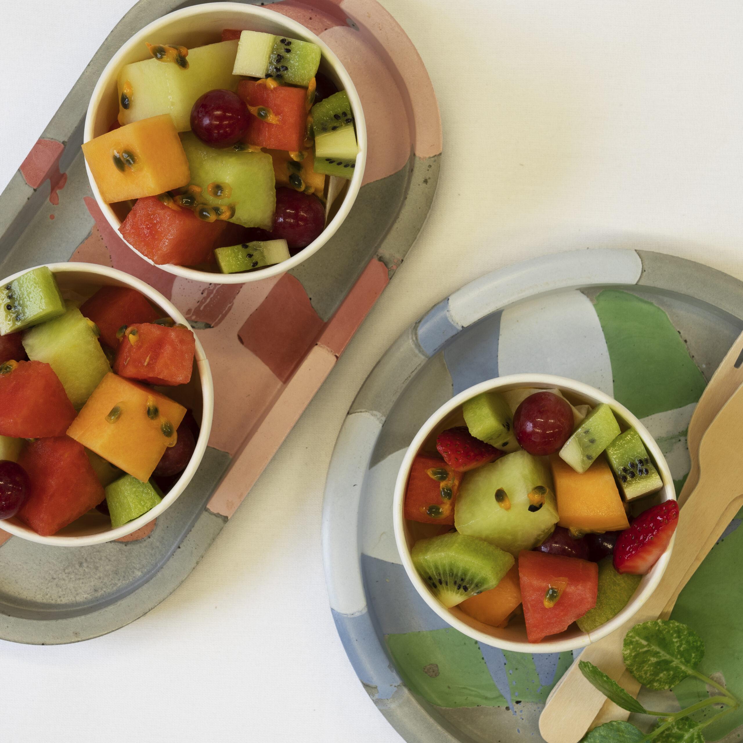 Fruit salad cups