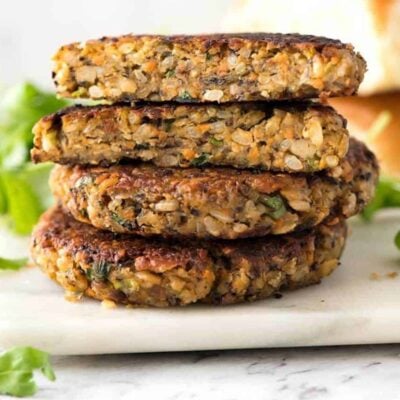 Vegan burger patty