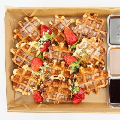 Belgian waffles box