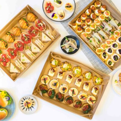 Festive party platters