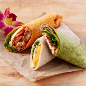 Gourmet sandwiches, wraps & rolls