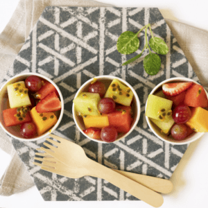 Vegan fruit cups