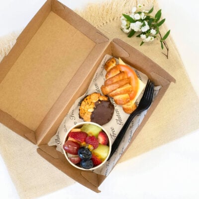 Gluten free light breakfast box