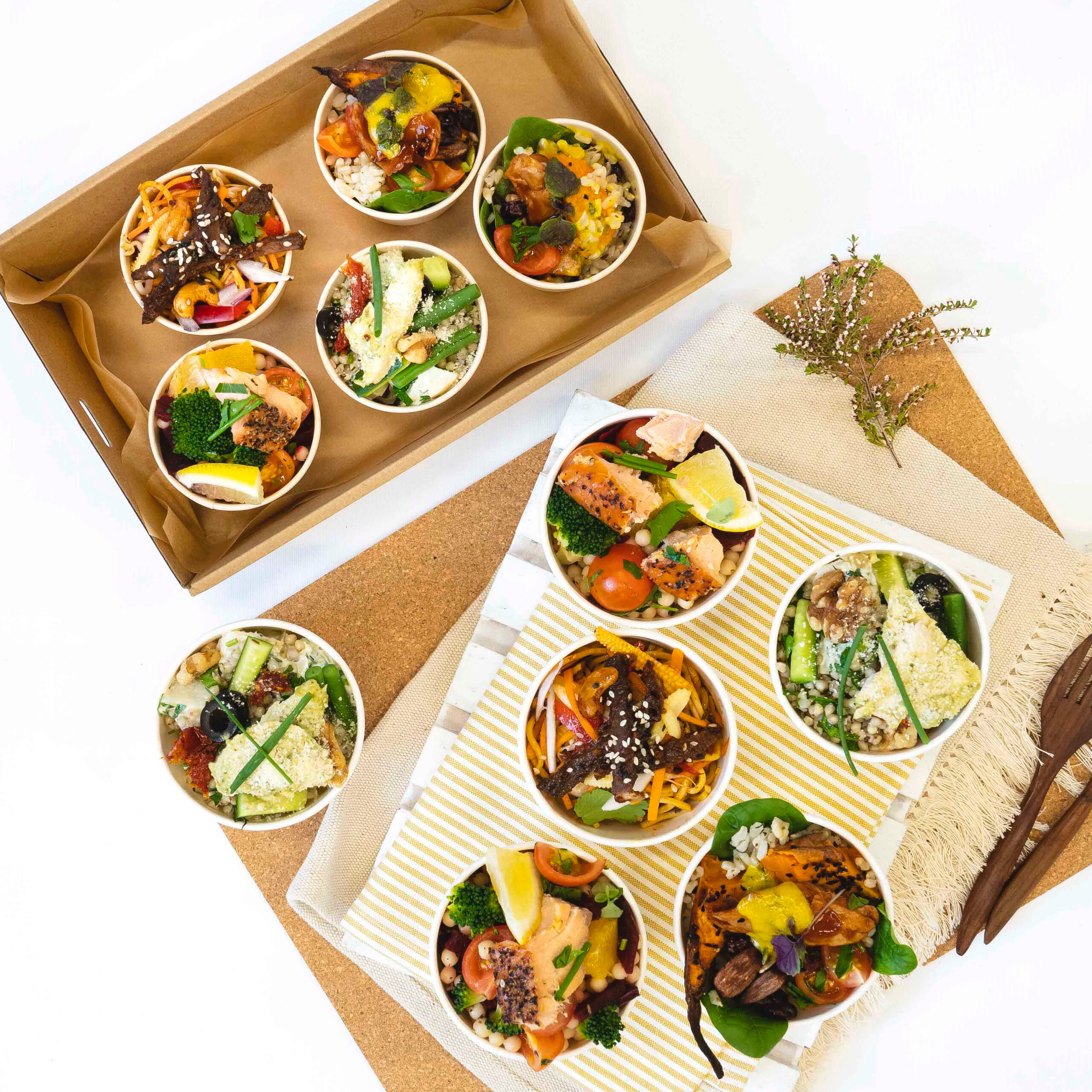 Mini nourish salads