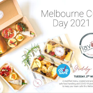 Melbourne Cup catering individual serves, perfect for covid safe events 