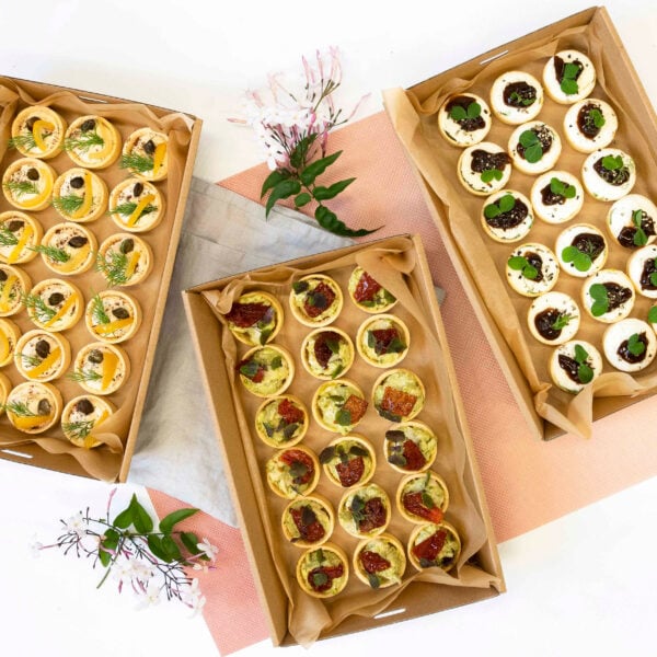 Petite savoury tarts