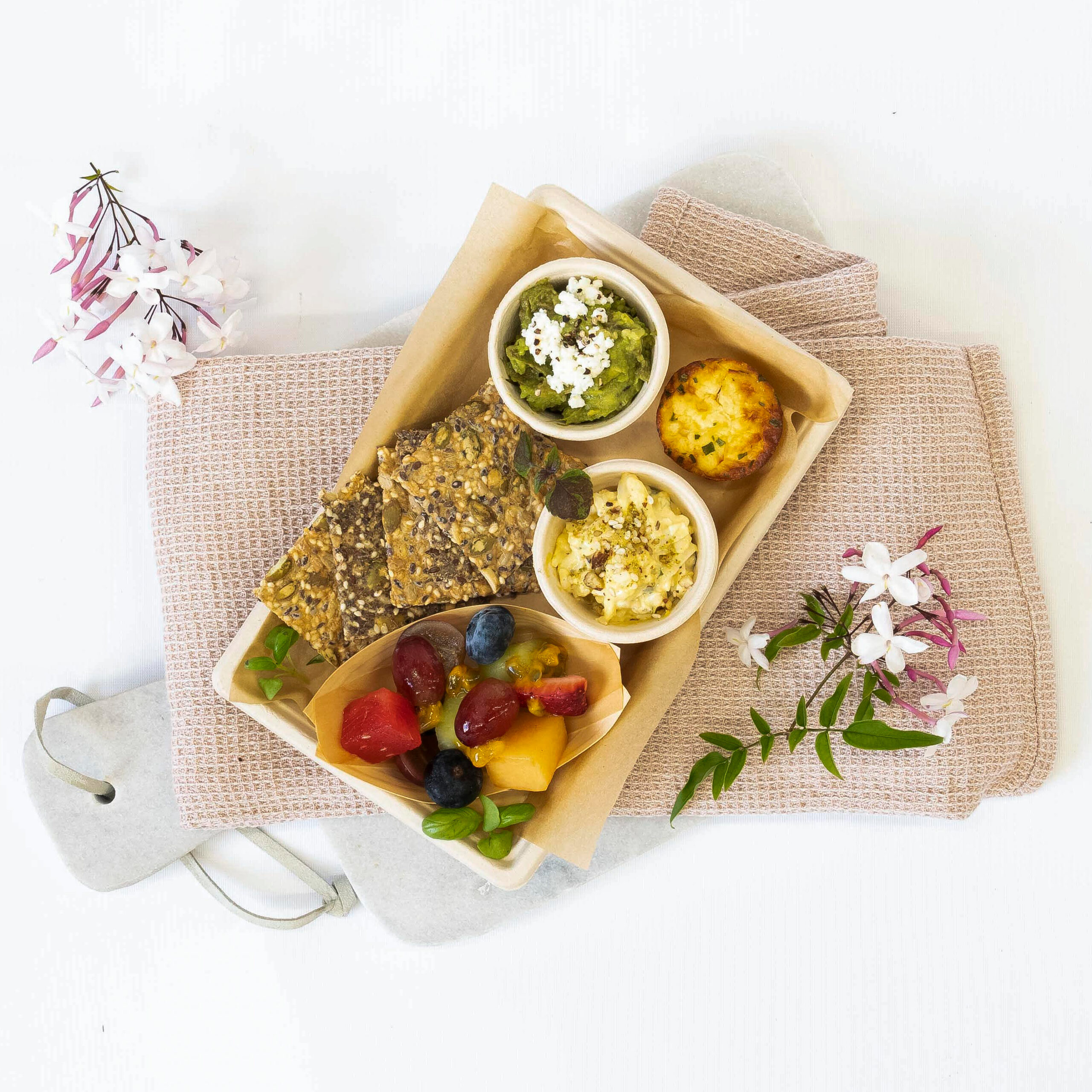 Gluten free well being breakfast box