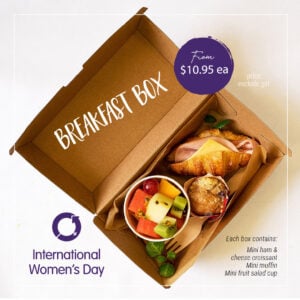 Order the Breakfast Box this International Women's Day 