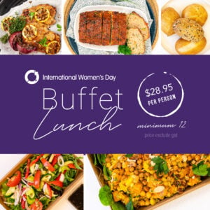 The International Women's Day buffet lunch is the perfect way to celebrate