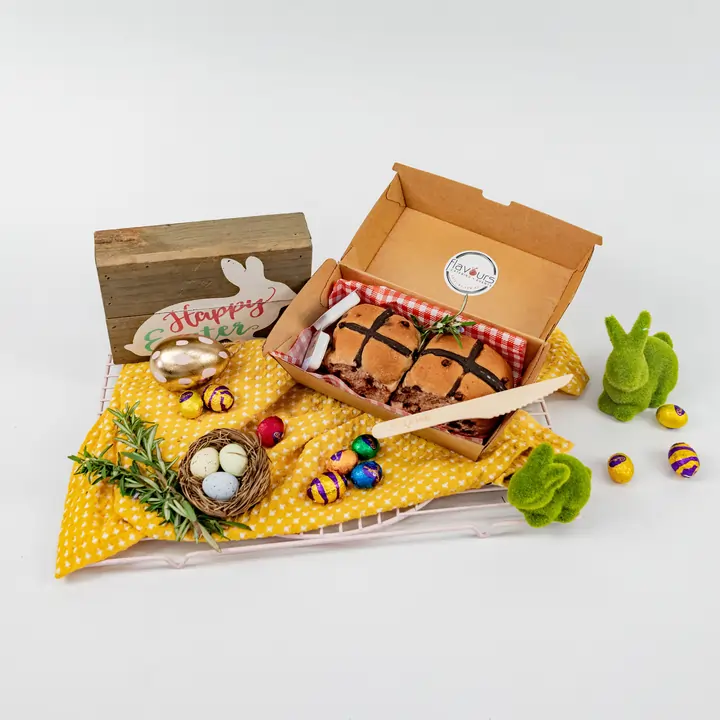 Hot cross bun duo packs - Choc chips