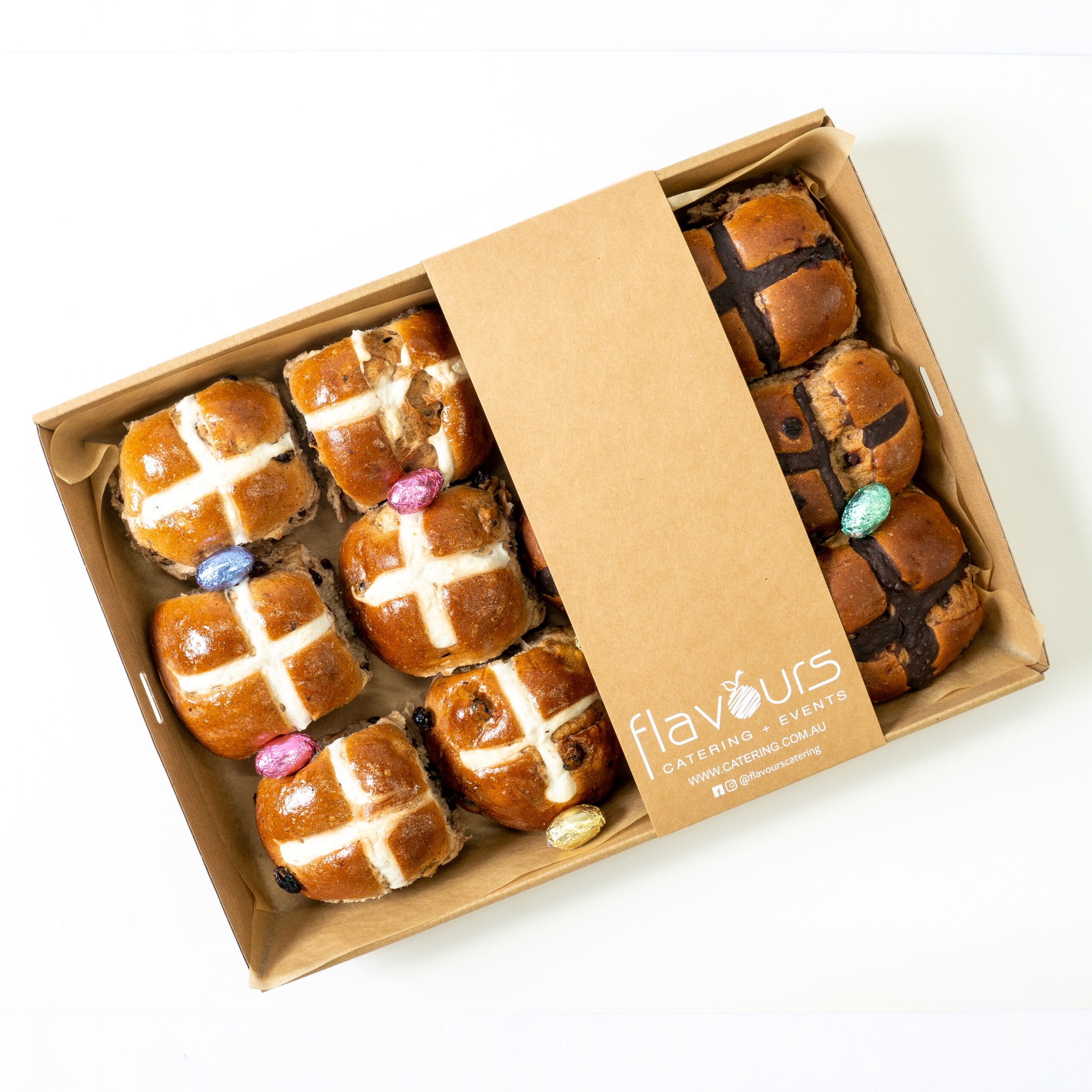 Mixed Dozen Hot Cross Buns