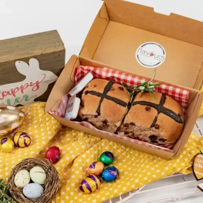 Hot cross bun duo packs - Mixed duo pack Choc & Traditional