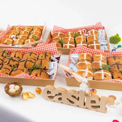 Hot Cross Bun Dozen Boxes
