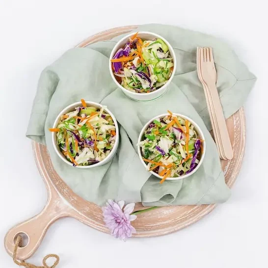 Chefs assortment of salad bowls
