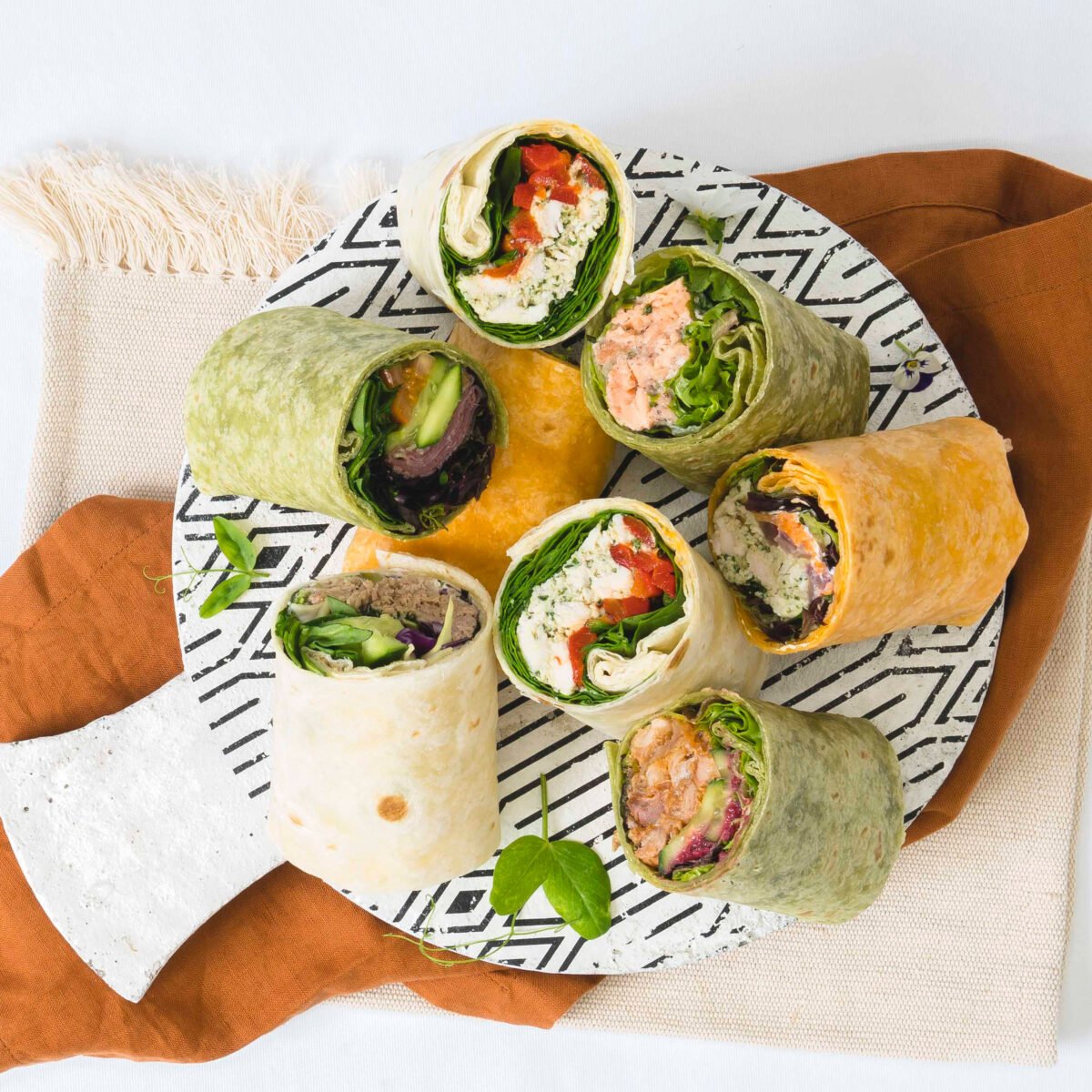 Wellbeing wraps - Flavours Catering + Events