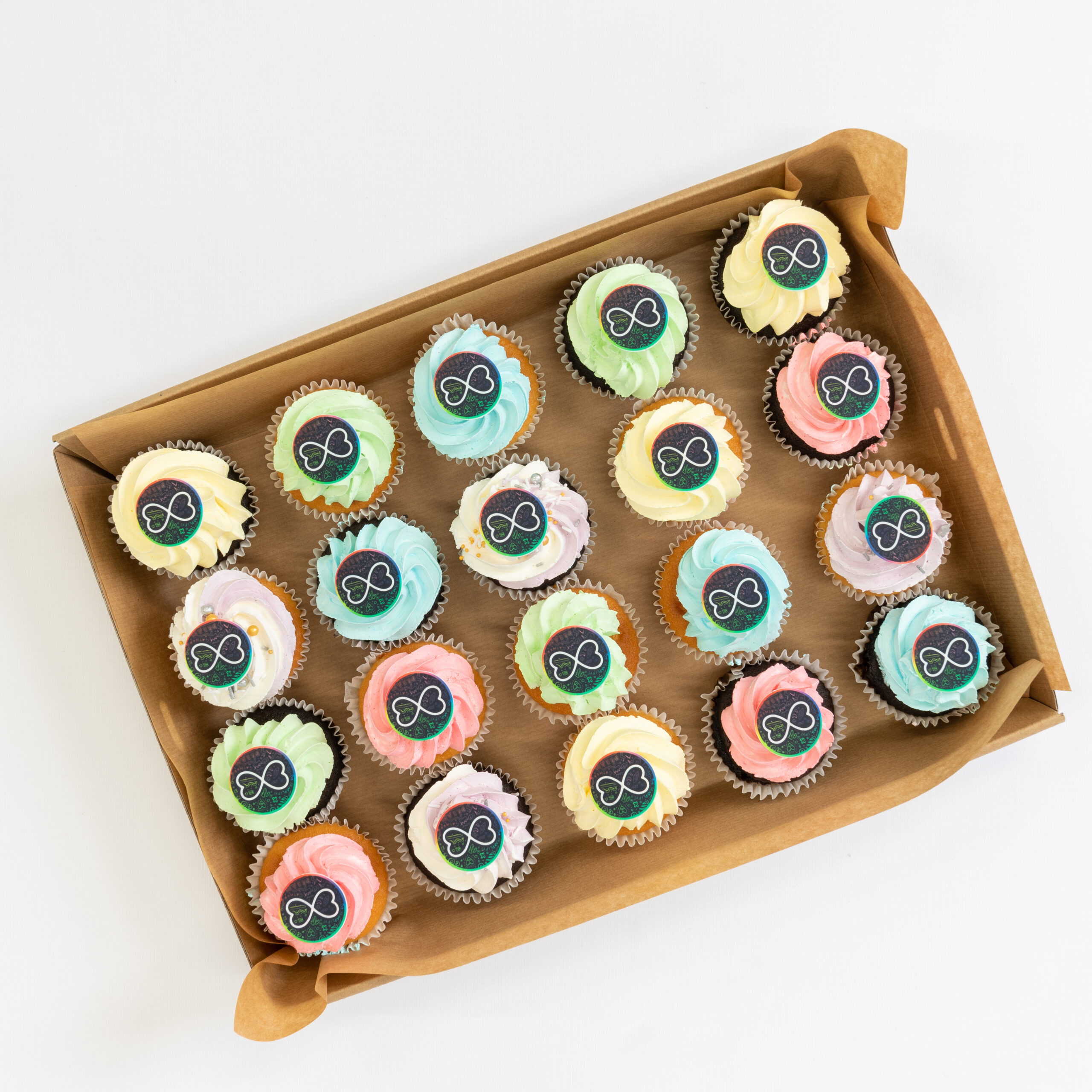 Pride Logo Cup Cakes - Large Box