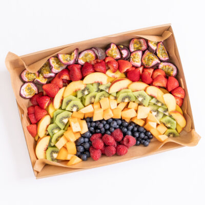 Rainbow seasonal fruit platter
