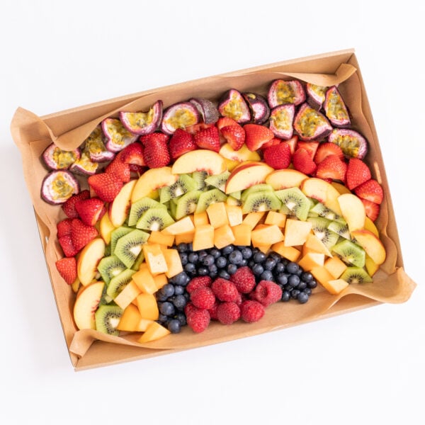 Rainbow seasonal fruit platter