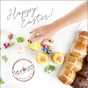 The Easter Bunny Visits Flavours Catering!