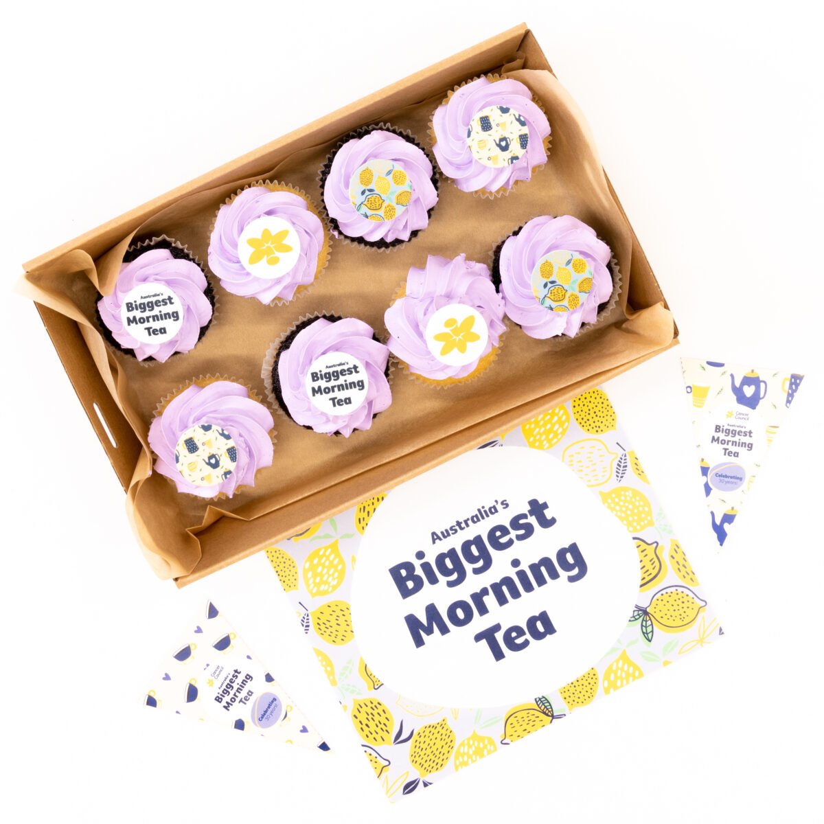 Australia's biggest morning tea cupcakes Flavours Catering + Events