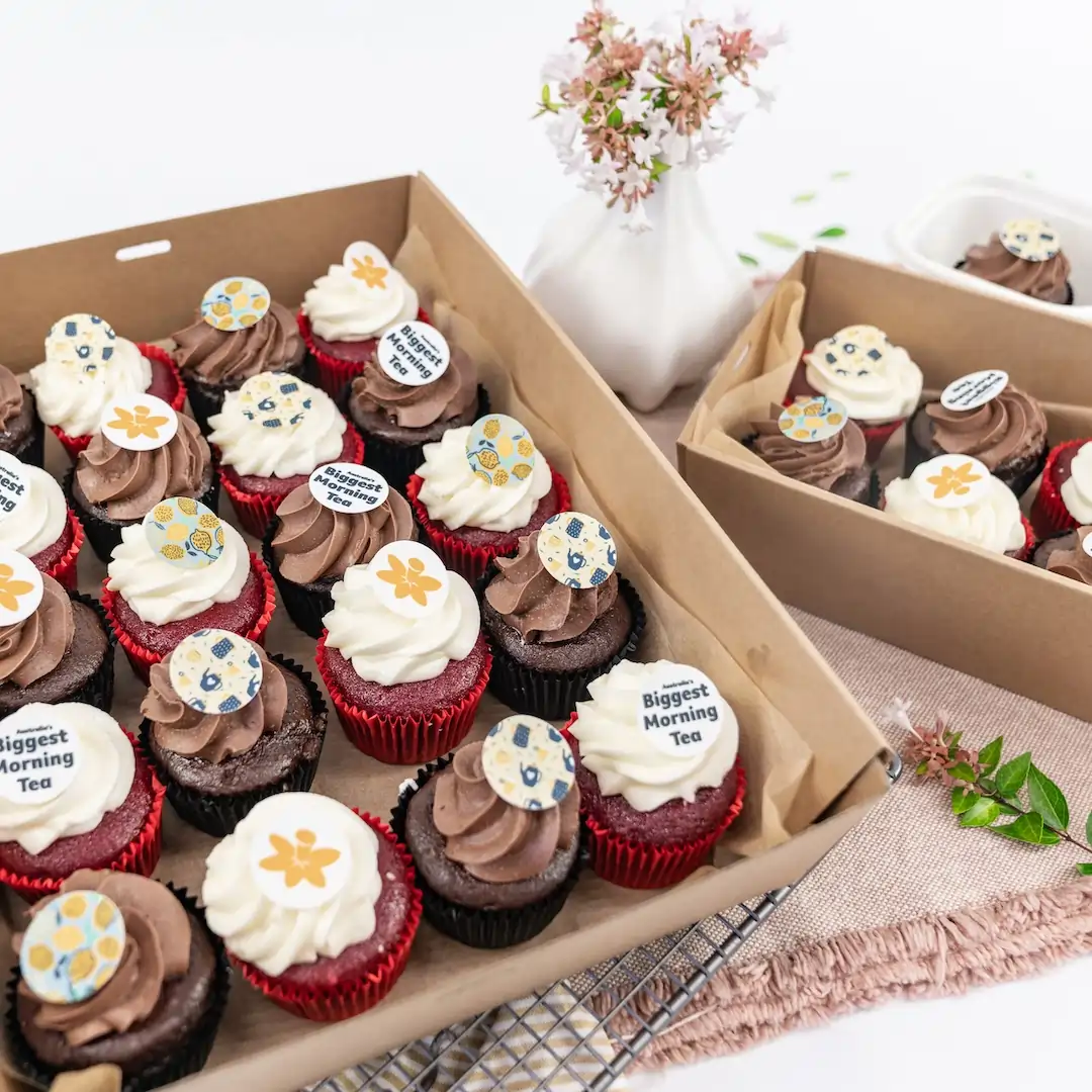 Australia's biggest morning tea cupcakes