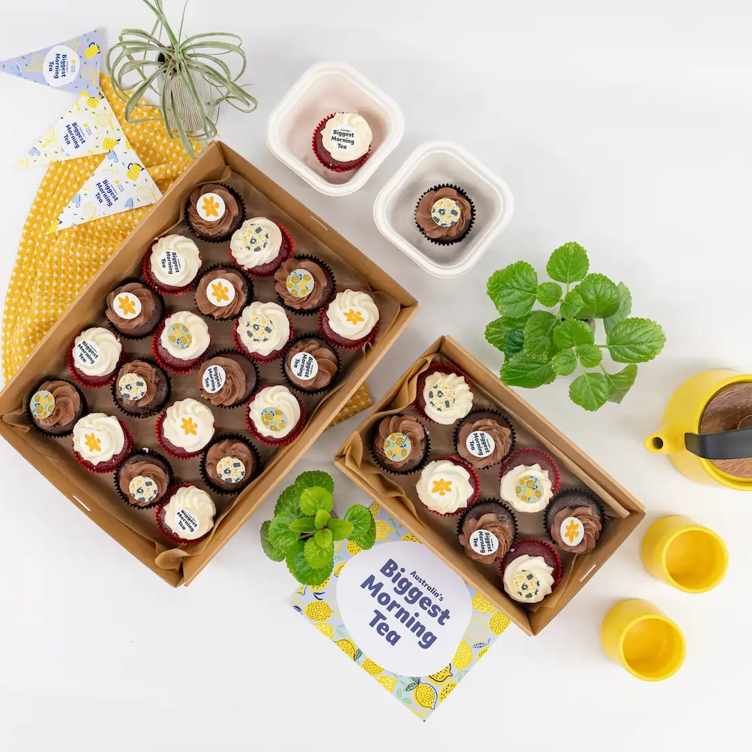 Australia's biggest morning tea cupcakes