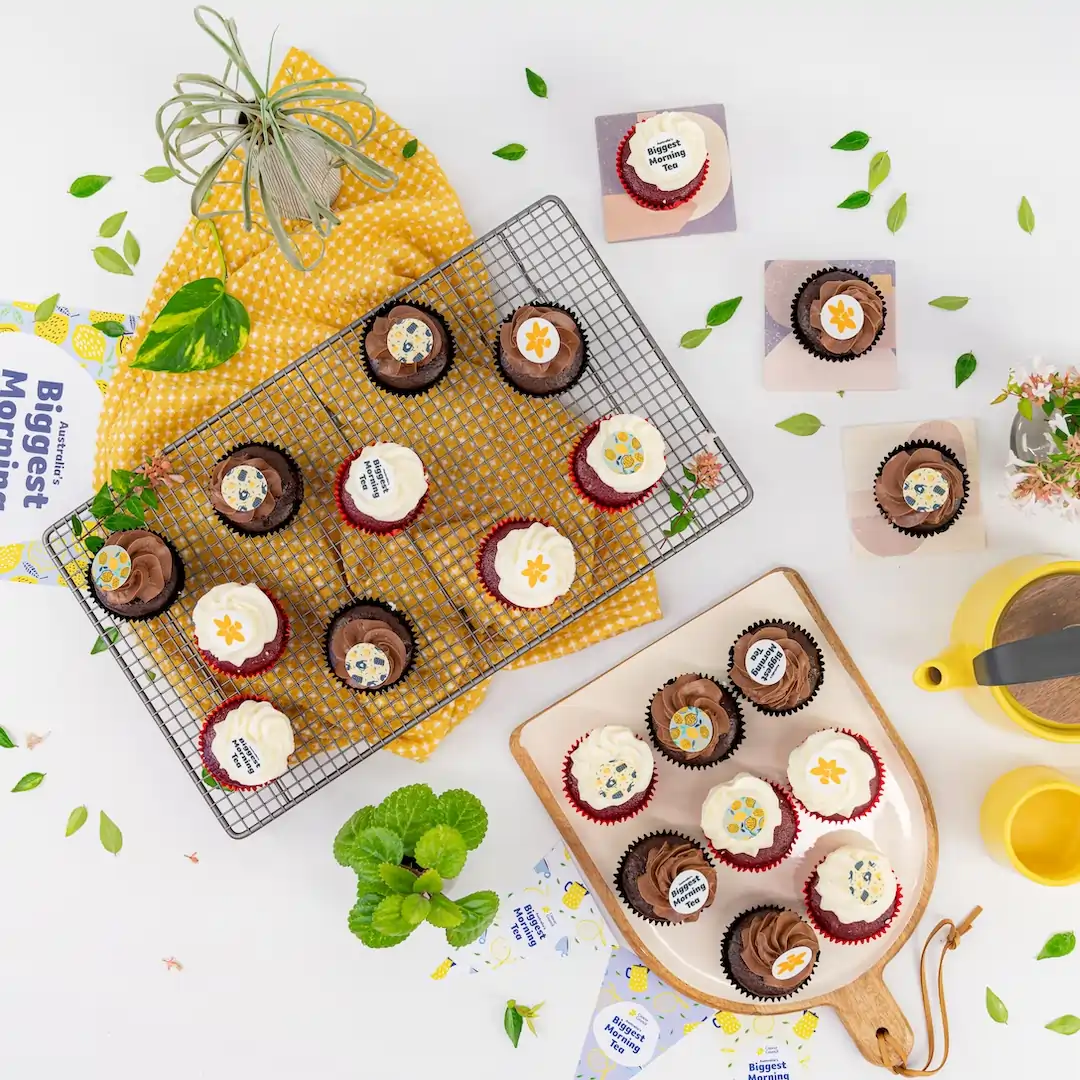 Australia's biggest morning tea cupcakes