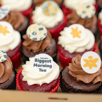 Australia's biggest morning tea cupcakes