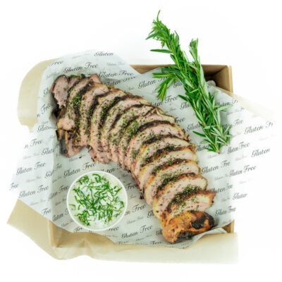 12hr slow roasted lamb shoulder, rosemary, confit garlic, black pepper glaze & tzatziki yoghurt