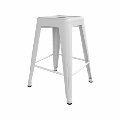 White Metal Stools