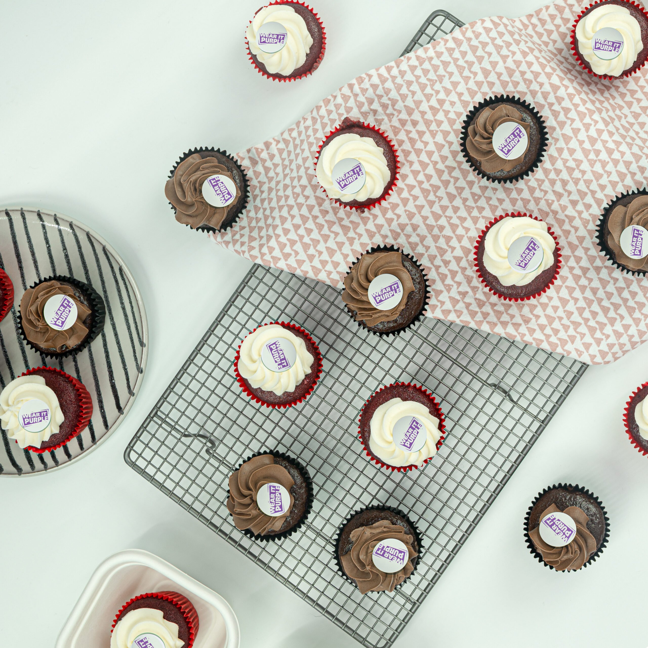 Wear it Purple cupcakes