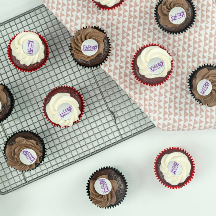 Wear it Purple cupcakes